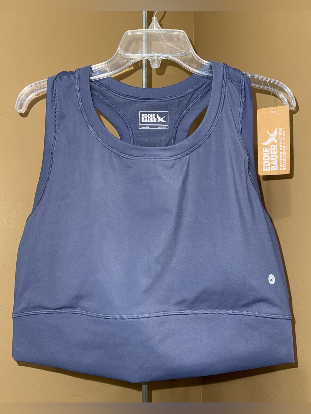 NWT EDDIE BAUER Outdoor Outfitter Women's Performance Sports Bra Tank.Size 2XL.